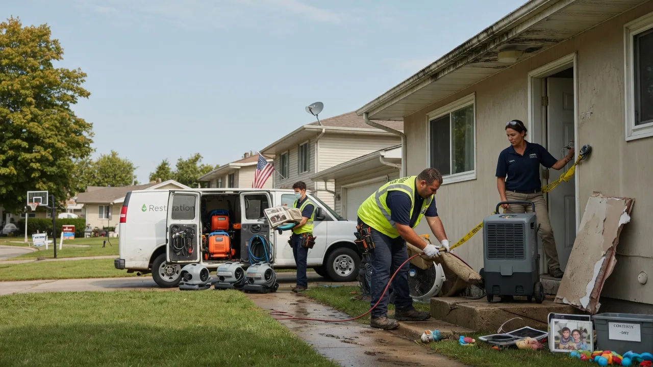 Water Damage Restoration in Fate, TX near me